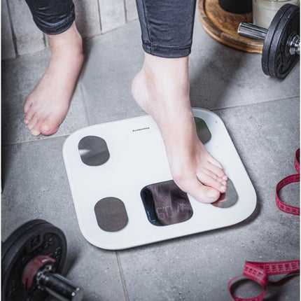 Klausberg Pèse-personne intelligent Bluetooth avec analyse corporelle et écran couleur