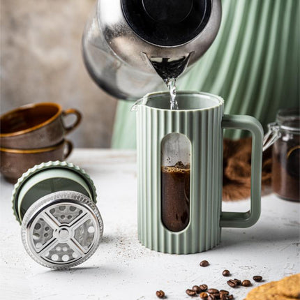 Klausberg Cafetière/Théière à Piston - 350 ml - Vert olive
