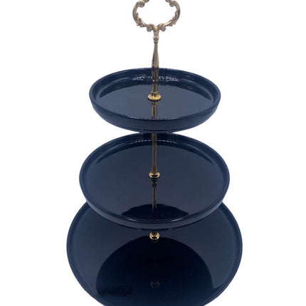 Étagère mélamine 3 niveaux noir