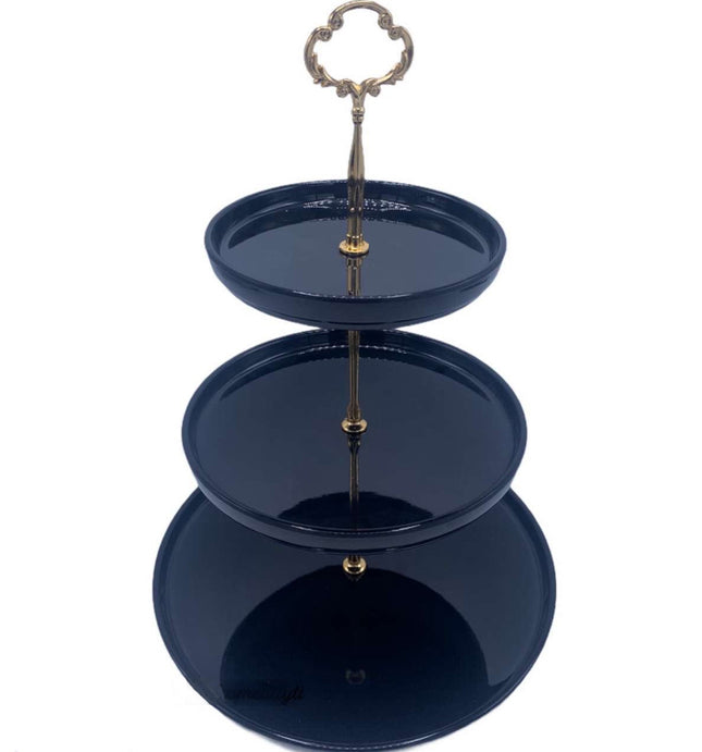 Étagère mélamine 3 niveaux noir