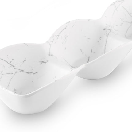 Plat à 3 compartiments en mélamine