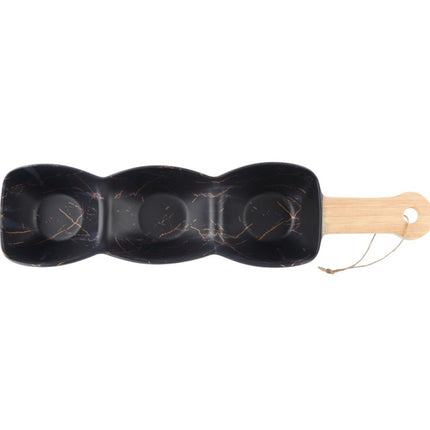 Plat à 3 compartiments en mélamine