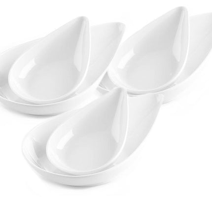 Coupelles à gouttes en mélamine blanches