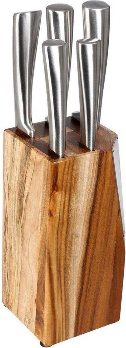 Ensemble de Couteaux avec Bloc (6 Pièces)