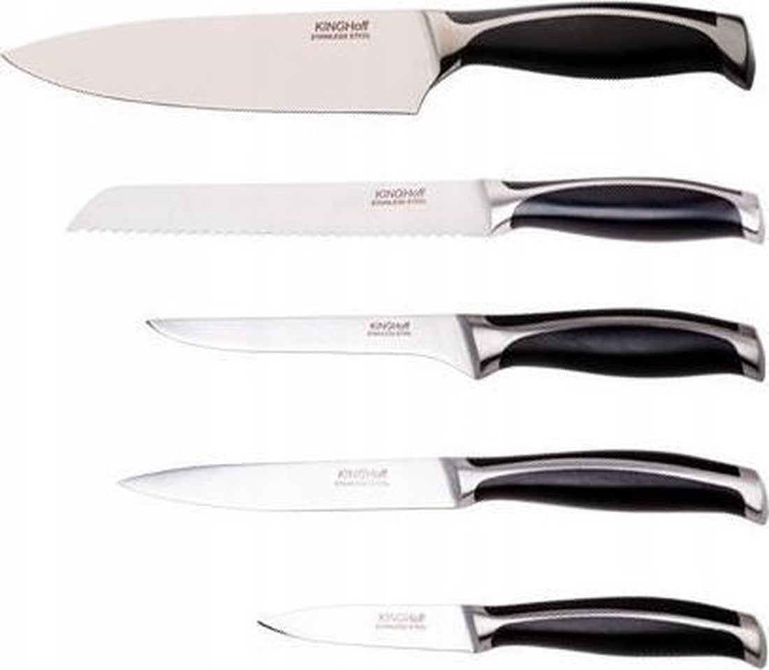 Kinghoff - messenset - 6 delig - met ABS handvaten