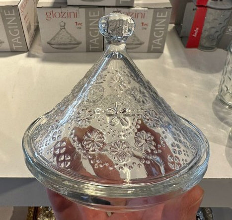 Mini-Tajine Glas transparent
