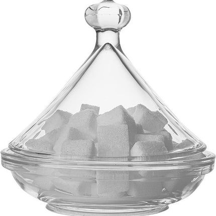 Mini tajine en verre transparent