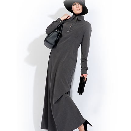 Abaya Gris Foncé
