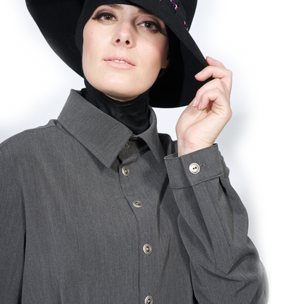 Abaya Gris Foncé