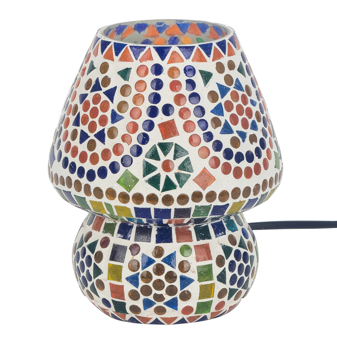 Mosaic Table Lamp | Moroccan Lamp, Multicolored