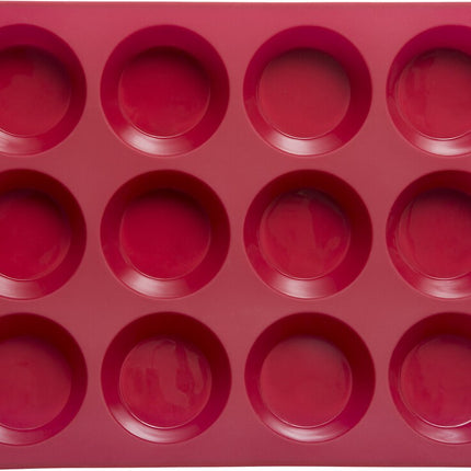 Moule à muffins en silicone 33 x 23,1 x 3,6cm | 12 cavités