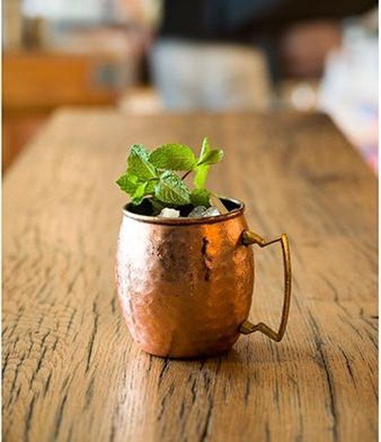 Mug Drinkbeker Gehamerd Koper
