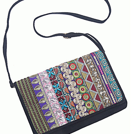 Pochette multicolore/noire