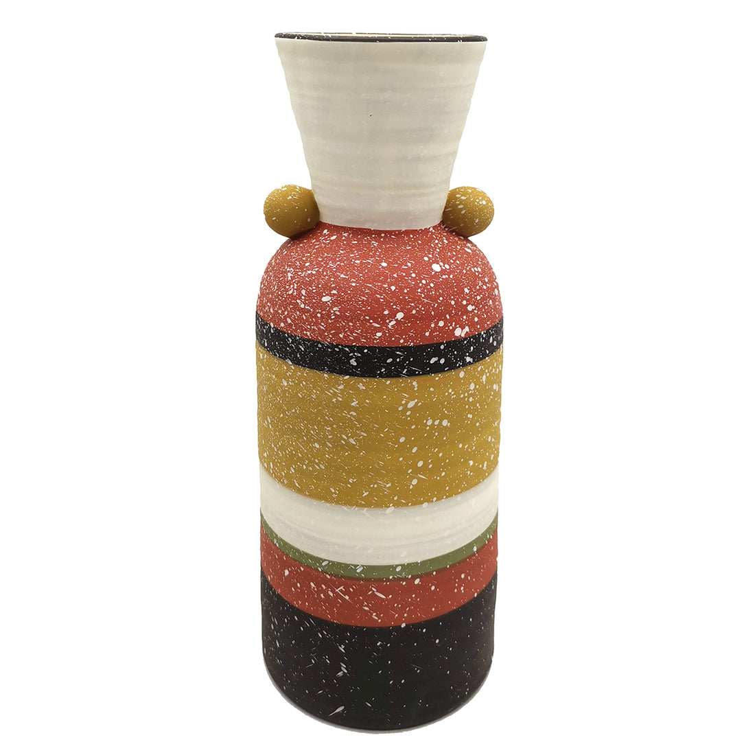 Multicoloure Bohemian Stijl Keramische Vaas 28 cm