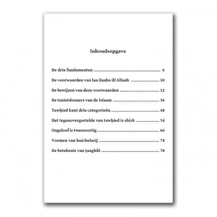 Les notions obligatoires pour chaque musulman et musulmane – Matn partie 6 (Format A6)