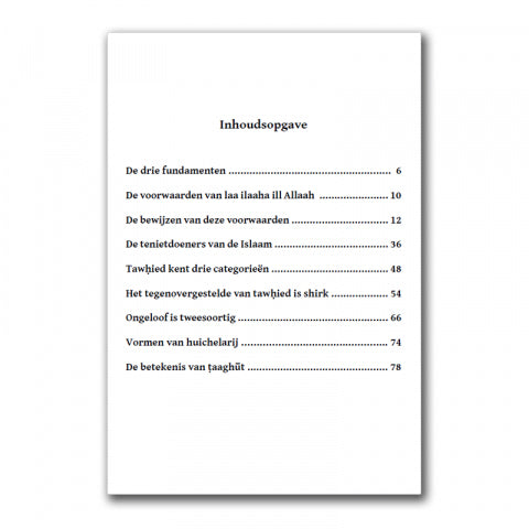 Les notions obligatoires pour chaque musulman et musulmane – Matn partie 6 (Format A6)