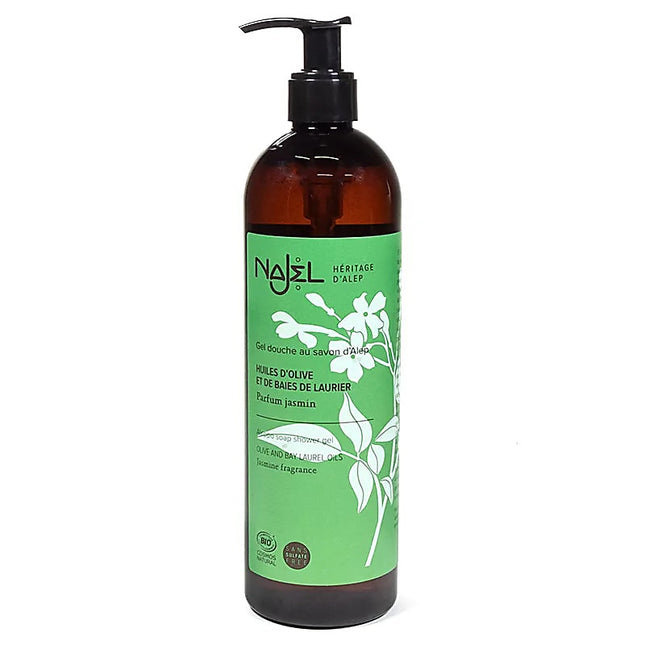 Gel douche d'Alep Najel au jasmin BIO 500ml