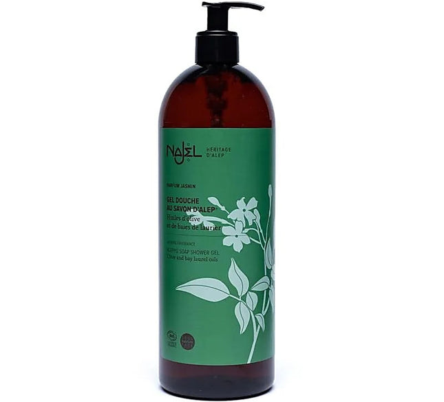 Najel Aleppo douchegel jasmijngeur BIO 1000ml