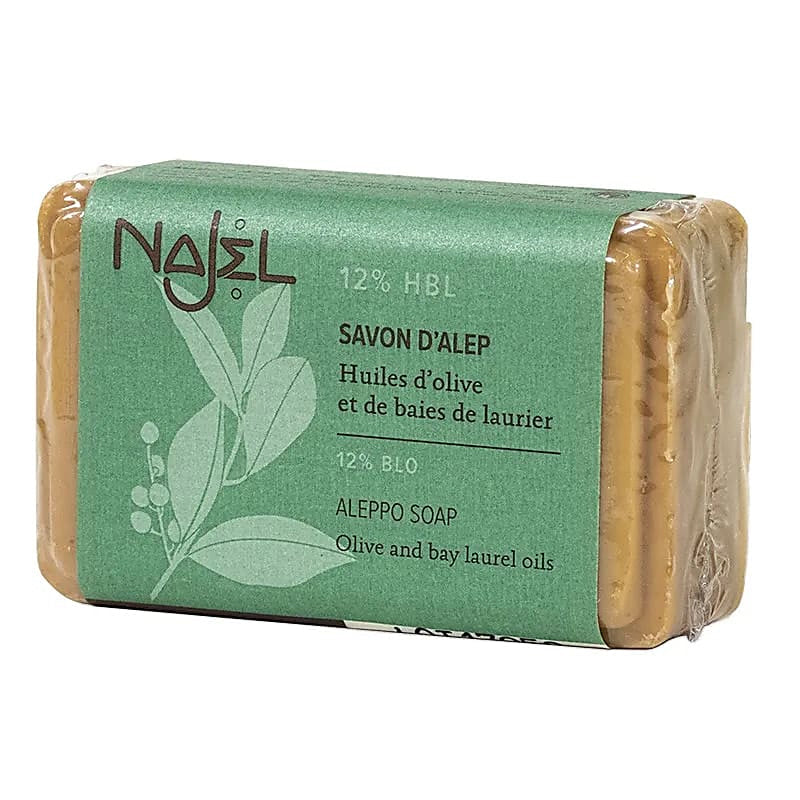 Najel Aleppo zeep met 12% laurierolie – 88% olijfolie, ca. 100 g