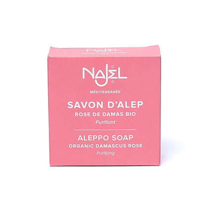Savon d'Alep à la rose de Damas bio