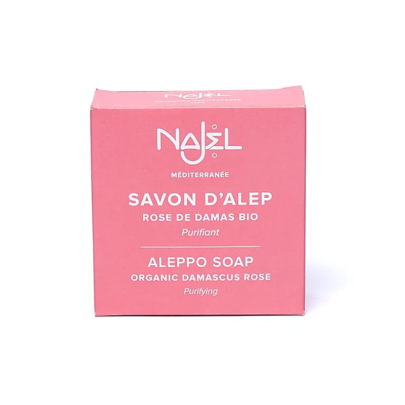 Aleppo soap with organic Damascus rose