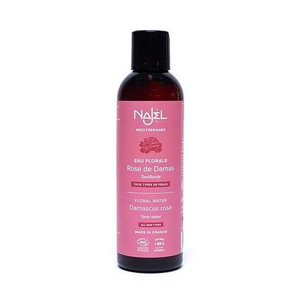Najel Hydrolat de Rose de Damas BIO – 200ml – 100% Eau de Rose Biologique – Rafraîchissant & Apaisant