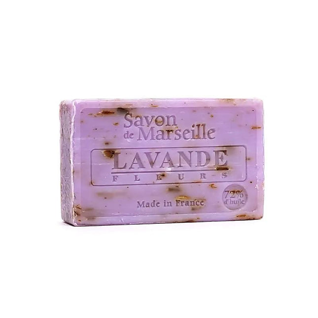 Savon de Marseille naturel aux fleurs de lavande