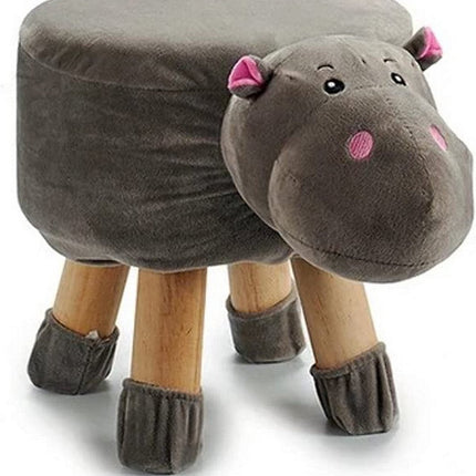 Tabouret Enfant - Hippopotame - hauteur 27 cm