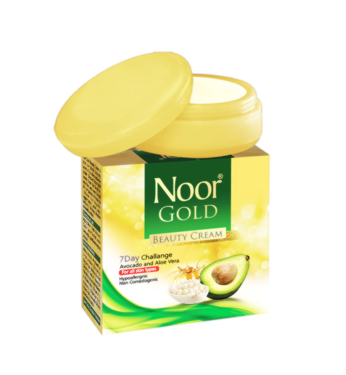 Noor Gold Beauty Cream – gezichtscrème met avocado-extract en parelmoer