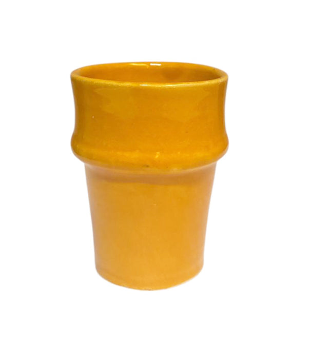 Gobelets Marocains – Céramique Colorée – Faits à la main – Ø7 cm x 9.5 cm