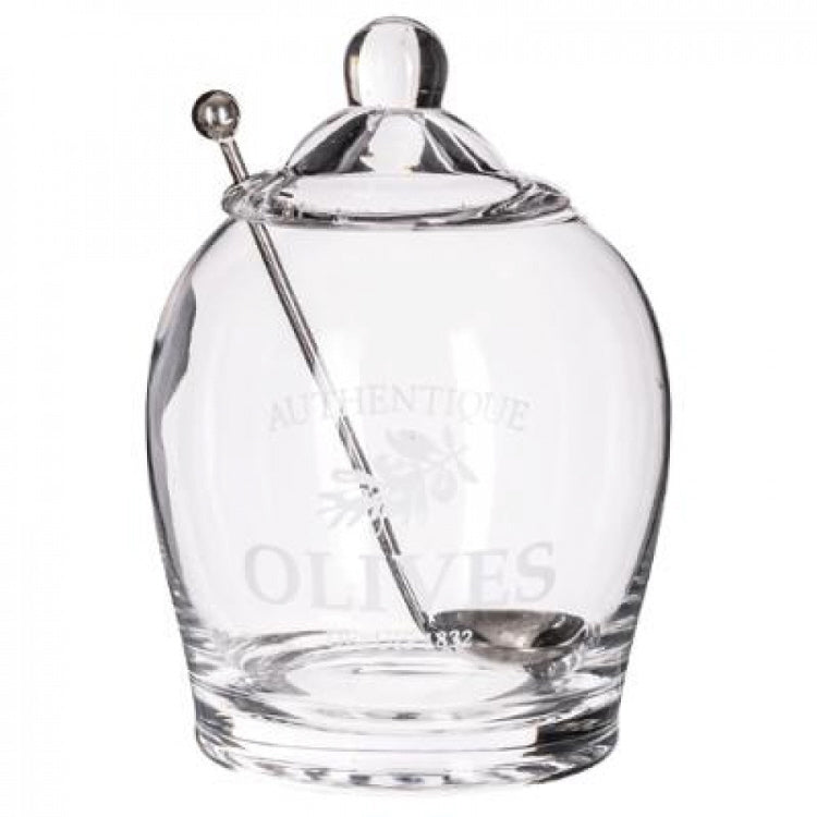 Transparenter Oliventopf 63cl