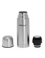 Kinghoff 4051 - Bouteille isotherme 0,33L - Acier inoxydable - Gris