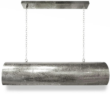 Suspension orientale filigrane horizontale argent vintage