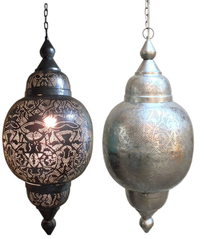 Marokkanische Filigran Arabia Hängelampe Silber