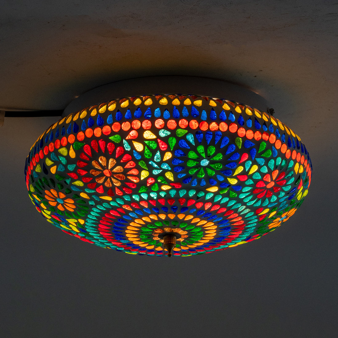 Orientalische Mosaik-Deckenleuchte 26 cm