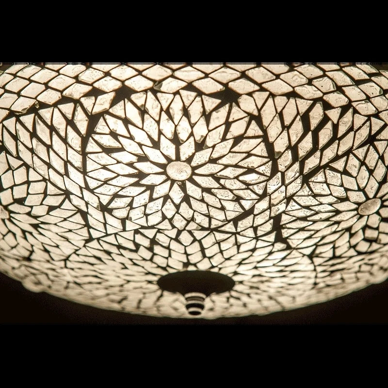 Oriental mosaic ceiling lamp Ø 38 cm