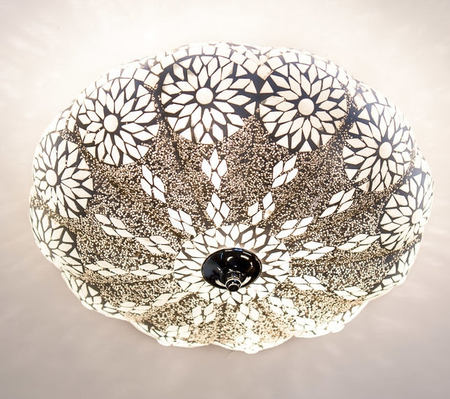 Plafonnier mosaïque oriental transparent