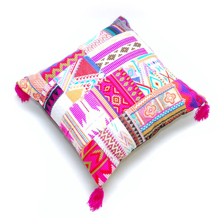 coussin décoratif oriental - nuances rose-bohème