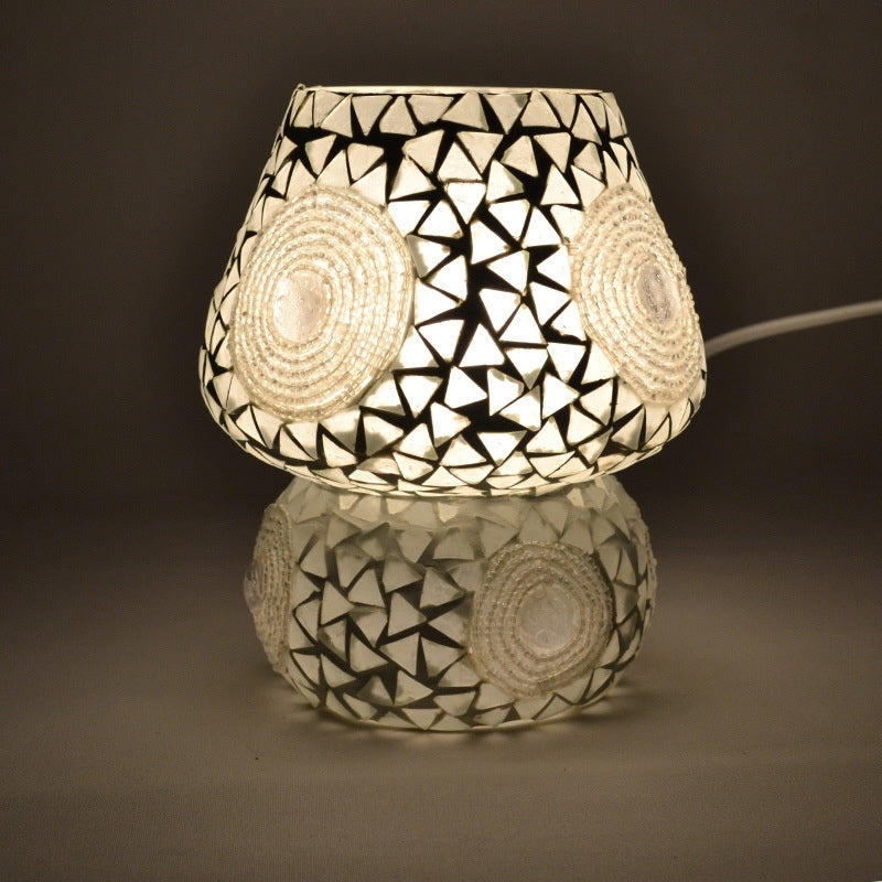 Orientalische Tischlampe Mosaik Pilz