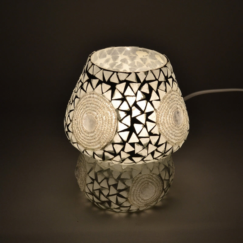Orientalische Tischlampe Mosaik Pilz