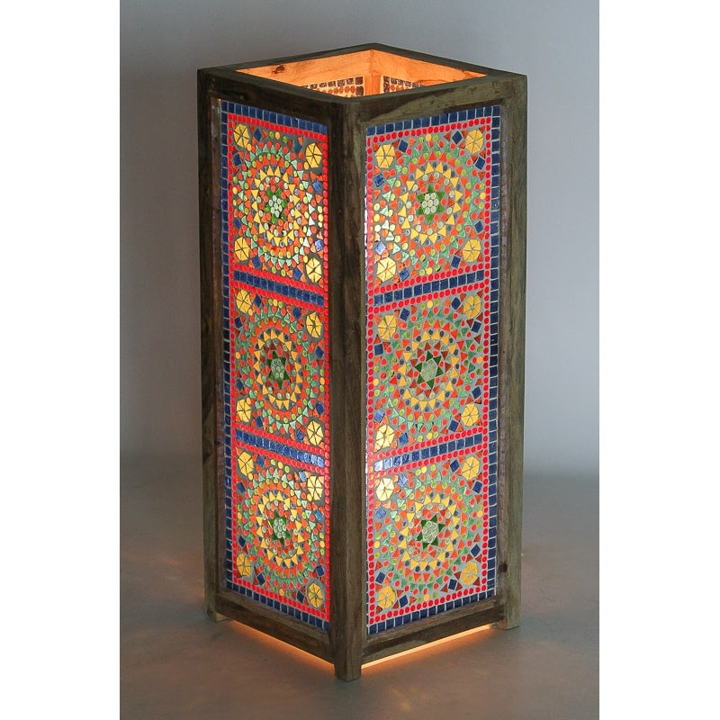Orientalische Mosaik-Stehleuchte mehrfarbig TR 60 cm