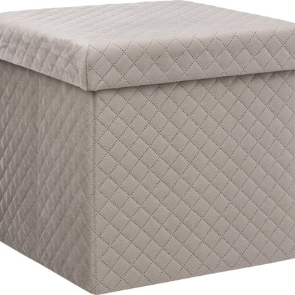 Pouf/repose-pieds/tabouret - boîte de rangement - pliable