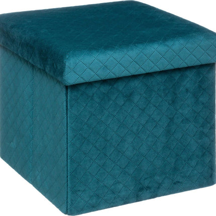 Pouf/repose-pieds/tabouret - boîte de rangement - pliable