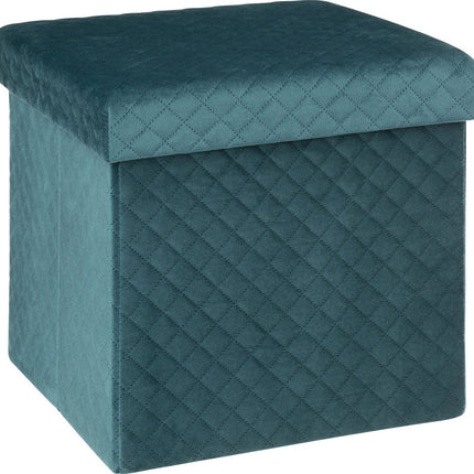 Pouf/repose-pieds/tabouret - boîte de rangement - pliable