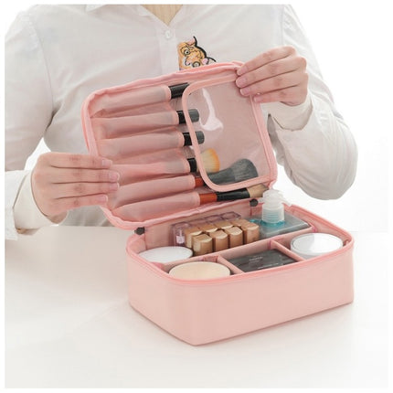Organisateur de maquillage - Trousse de rangement cosmétique