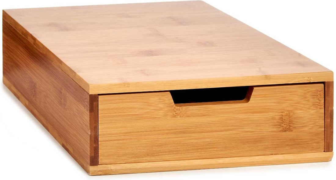 Capsule Organiser Holder Coffee-maker Bamboo (31 x 10 x 30 cm)