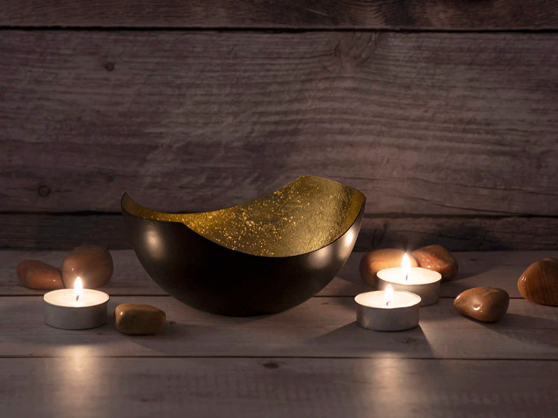 Orientalische Kerzenhalter-Set 2-teilige Love Bowl Form