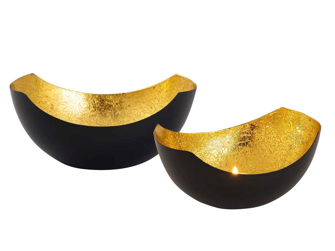 Orientalische Kerzenhalter-Set 2-teilige Love Bowl Form