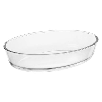 5Five Plat à four avec couvercle - verre borosilicate - ovale - 2.4 Litres - 32 x 21 x 6,7 cm