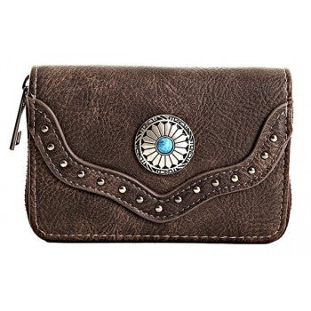Portefeuille en cuir PU